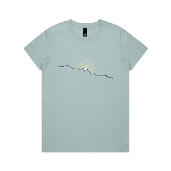 Womens Flock moonrise t-shirt (front print) Thumbnail