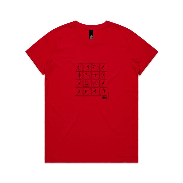 Womens pictogram t-shirt (front print) Thumbnail